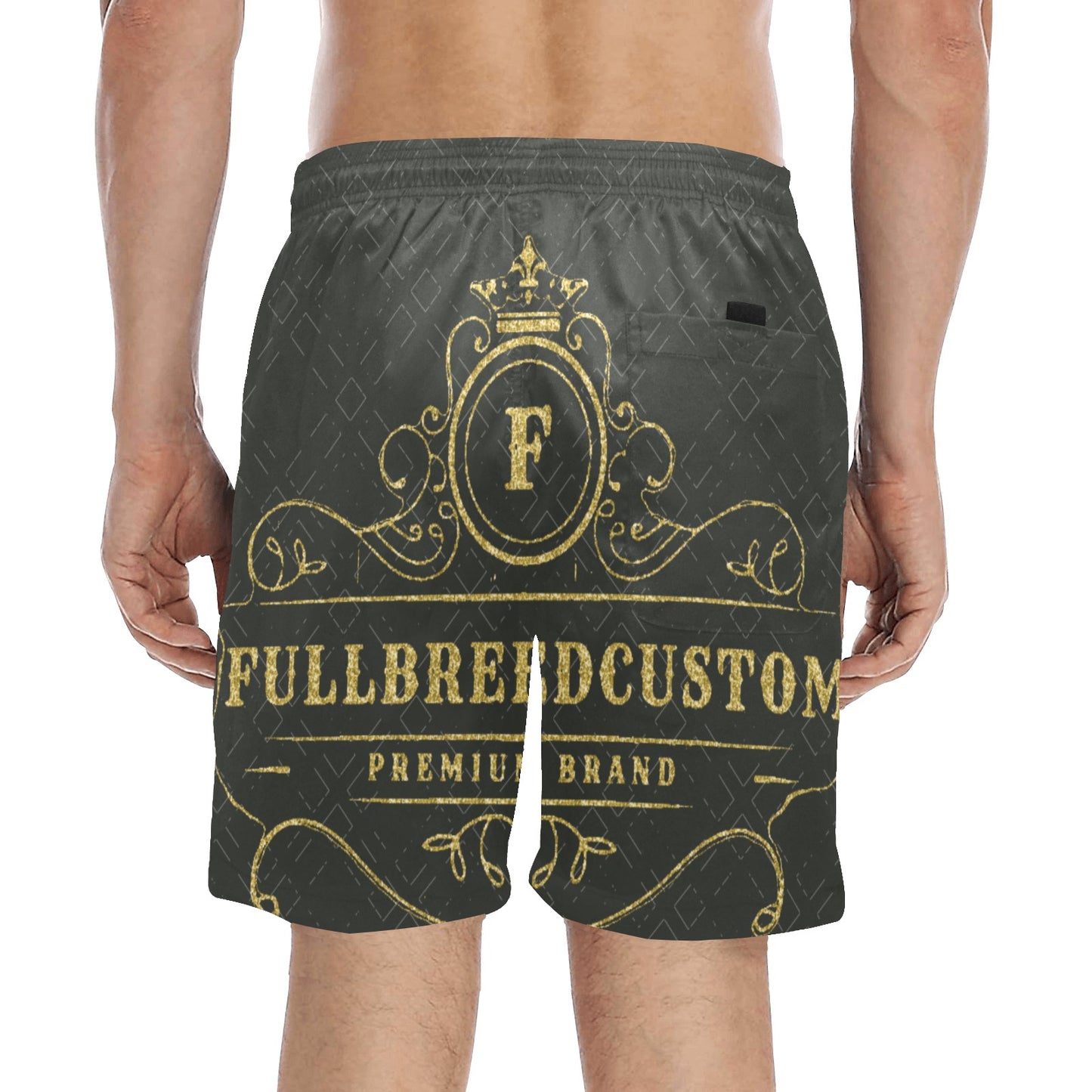 kokorepublic Men's Mid-Length Beach Shorts (L51)