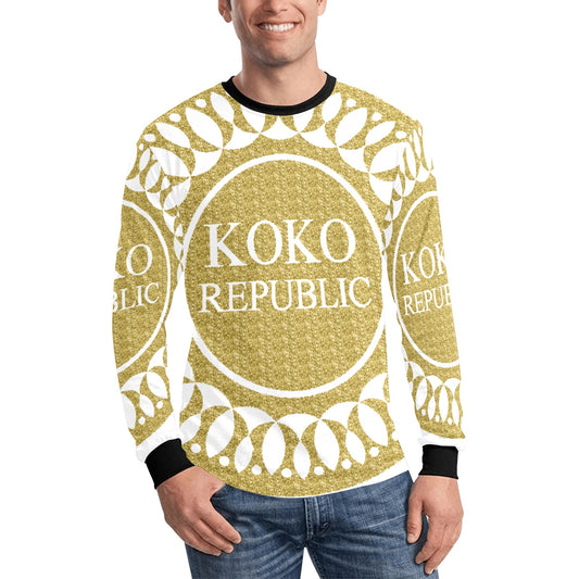 Kokorepublc Men's Long Sleeve T-shirt(ModelT51)
