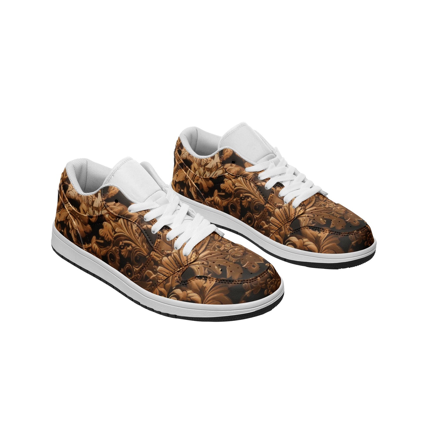 fullbreedcustom Unisex Low Top Leather Sneakers