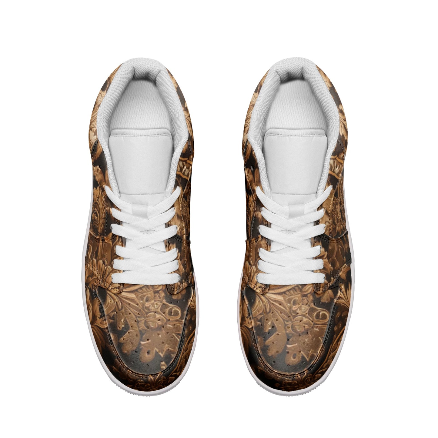 fullbreedcustom Unisex Low Top Leather Sneakers