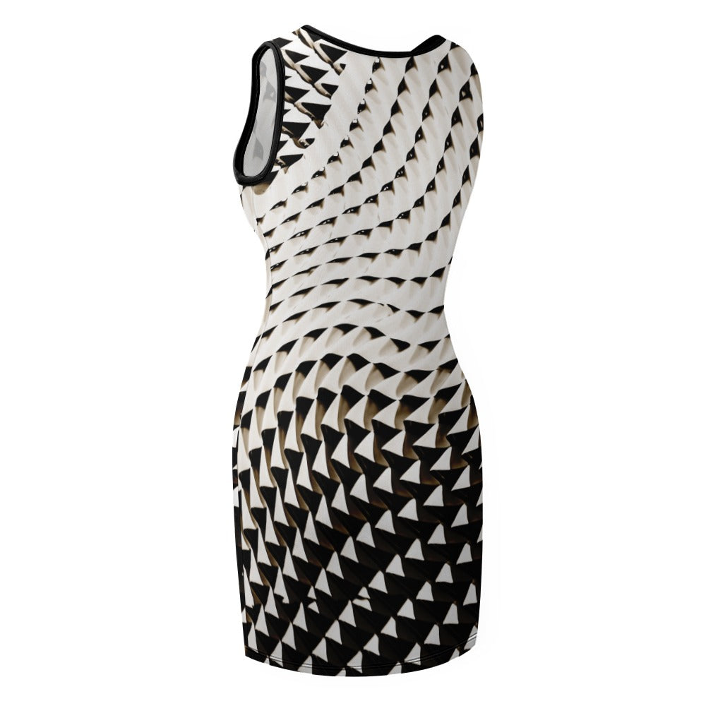 kokorepublic Temperament Slim Fit Sleeveless Tank Dress
