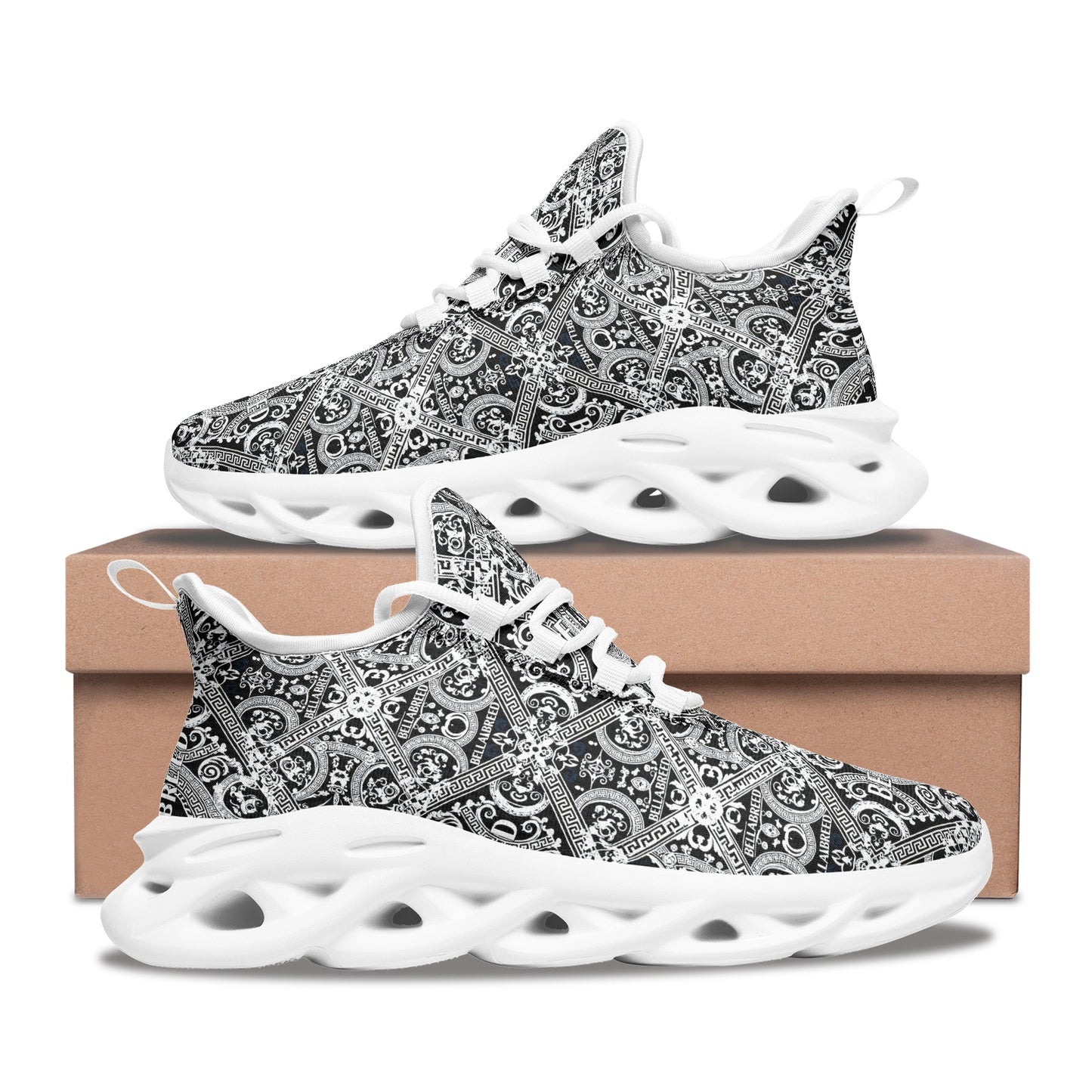 Bellabreed  Unisex Bounce Mesh Knit Sneakers