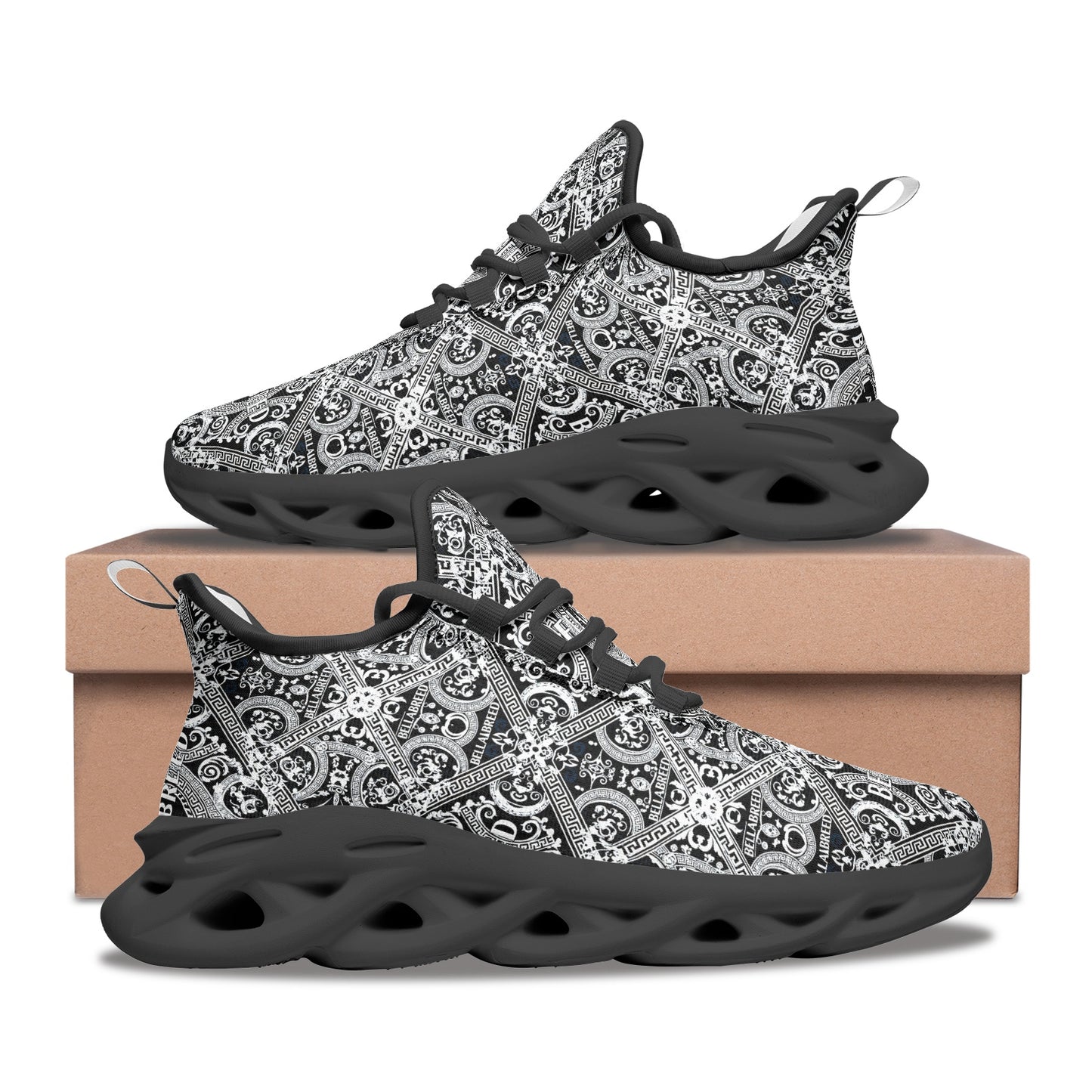 Bellabreed  Unisex Bounce Mesh Knit Sneakers