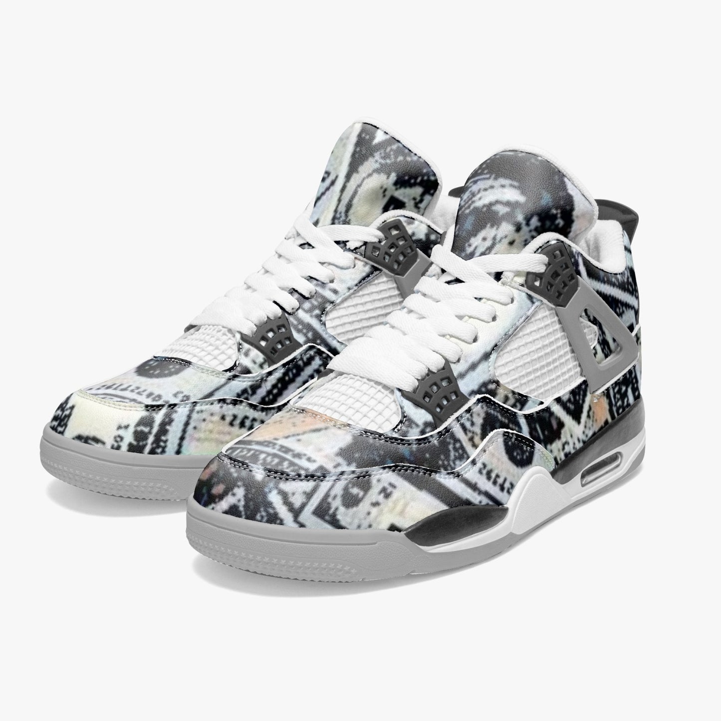 kokorepublic 699. AJ4 Basketball Sneakers -Grey Sole