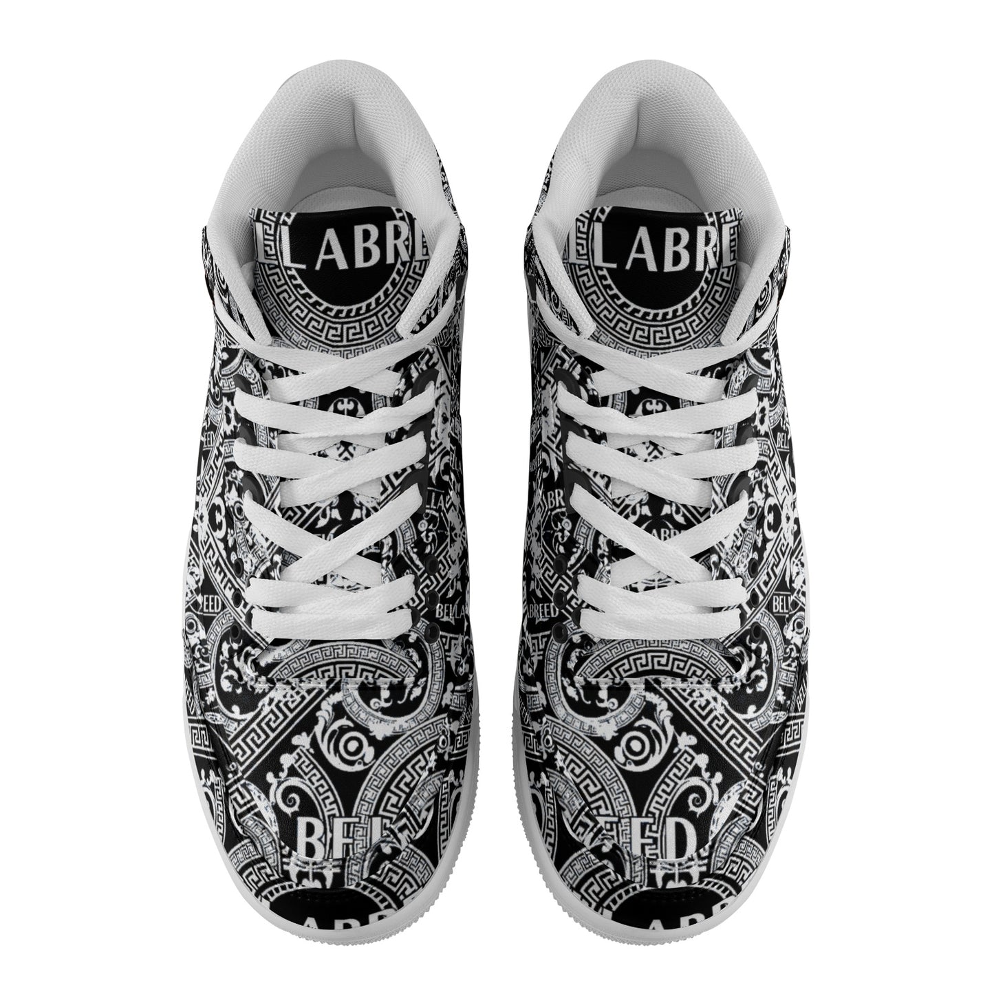 BELLABREED Unisex Non Slip Sneakers Lace Up Fashion Shoes