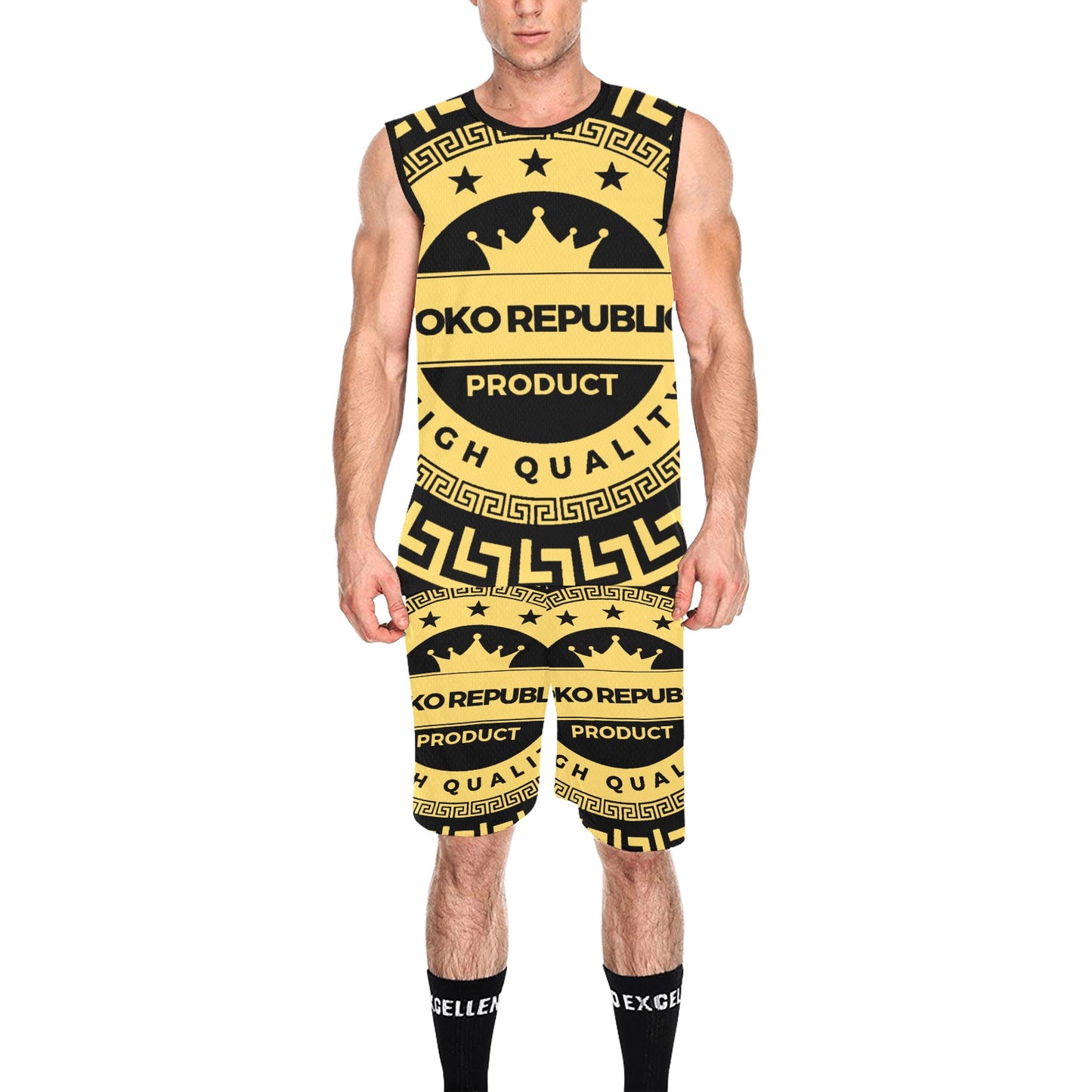 kokorepublic Men's Basketball Tracksuit