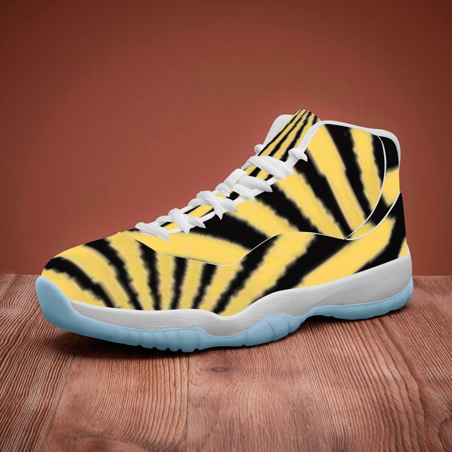 522.  AJ11 Basketball Sneakers -Blue Sole