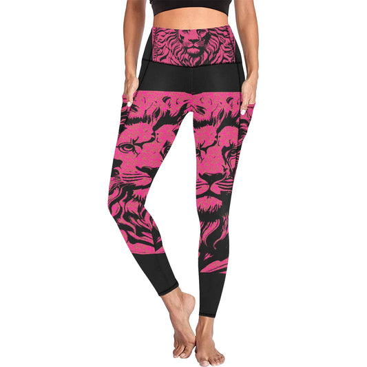 fullbreedcustom Print Leggings with Pockets (L56)