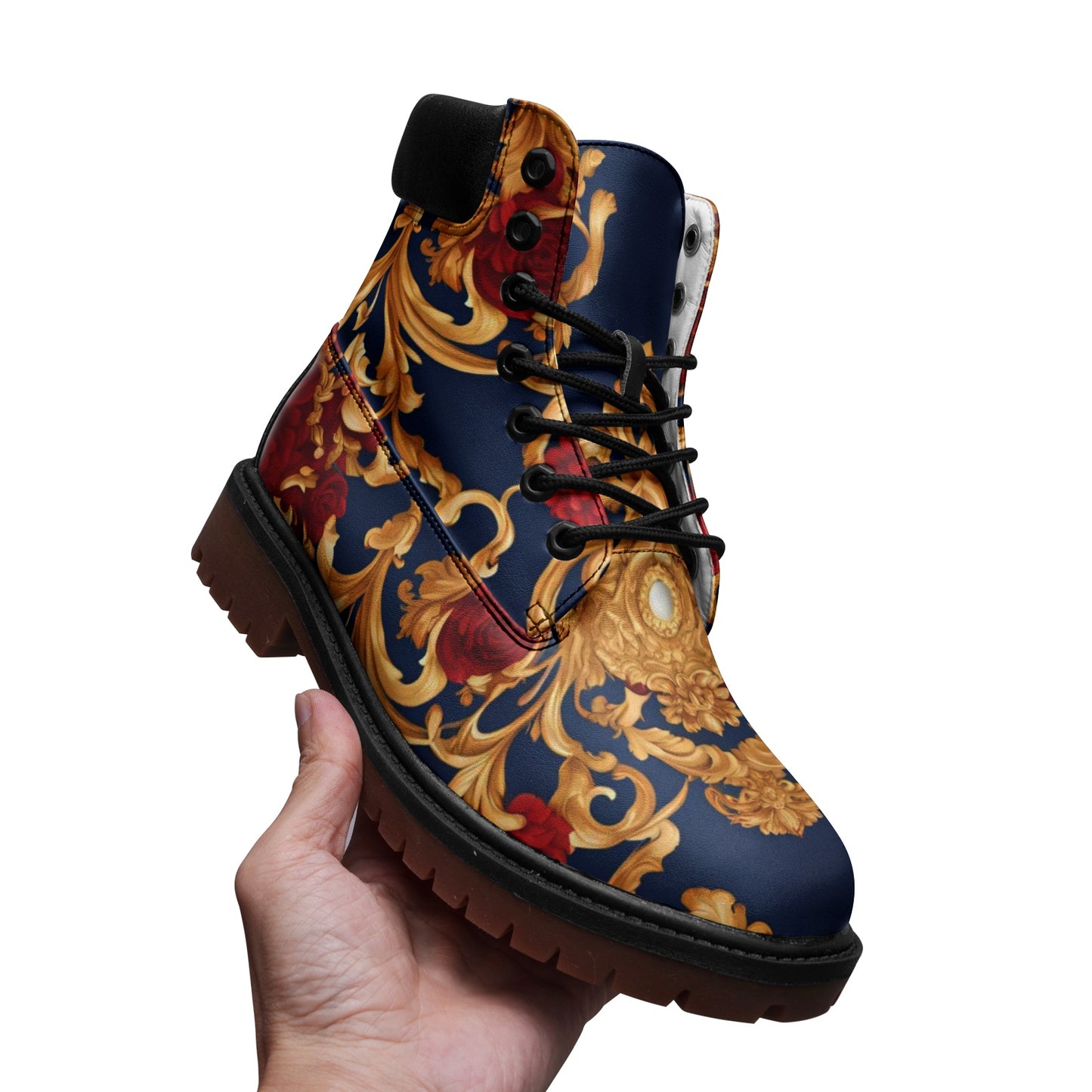 Premium Lightweight Microfiber Leather Chukka Boots