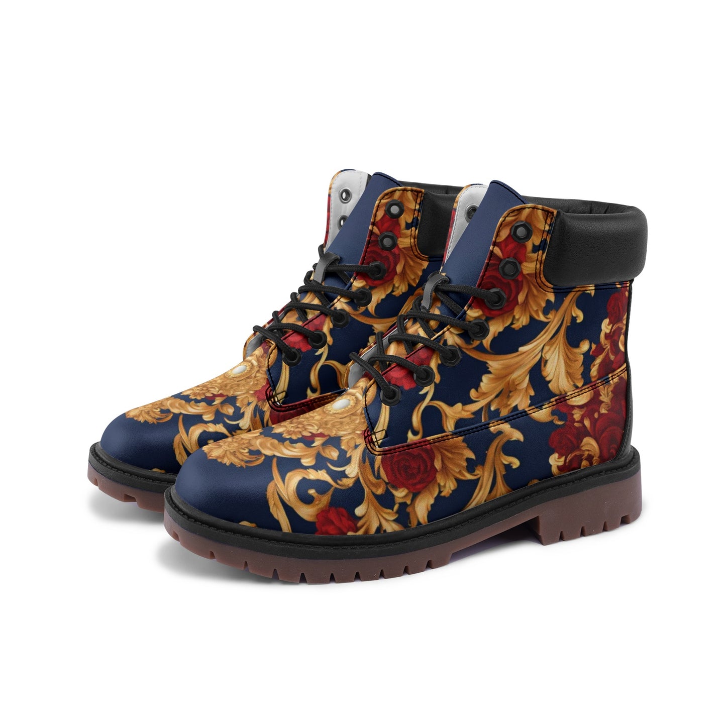 Premium Lightweight Microfiber Leather Chukka Boots