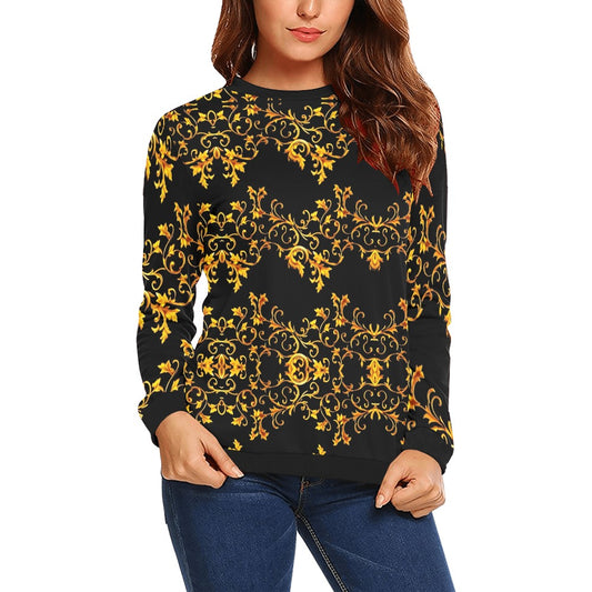 kokorepublic Women's All Over Print Sweatshirt (Model H18)