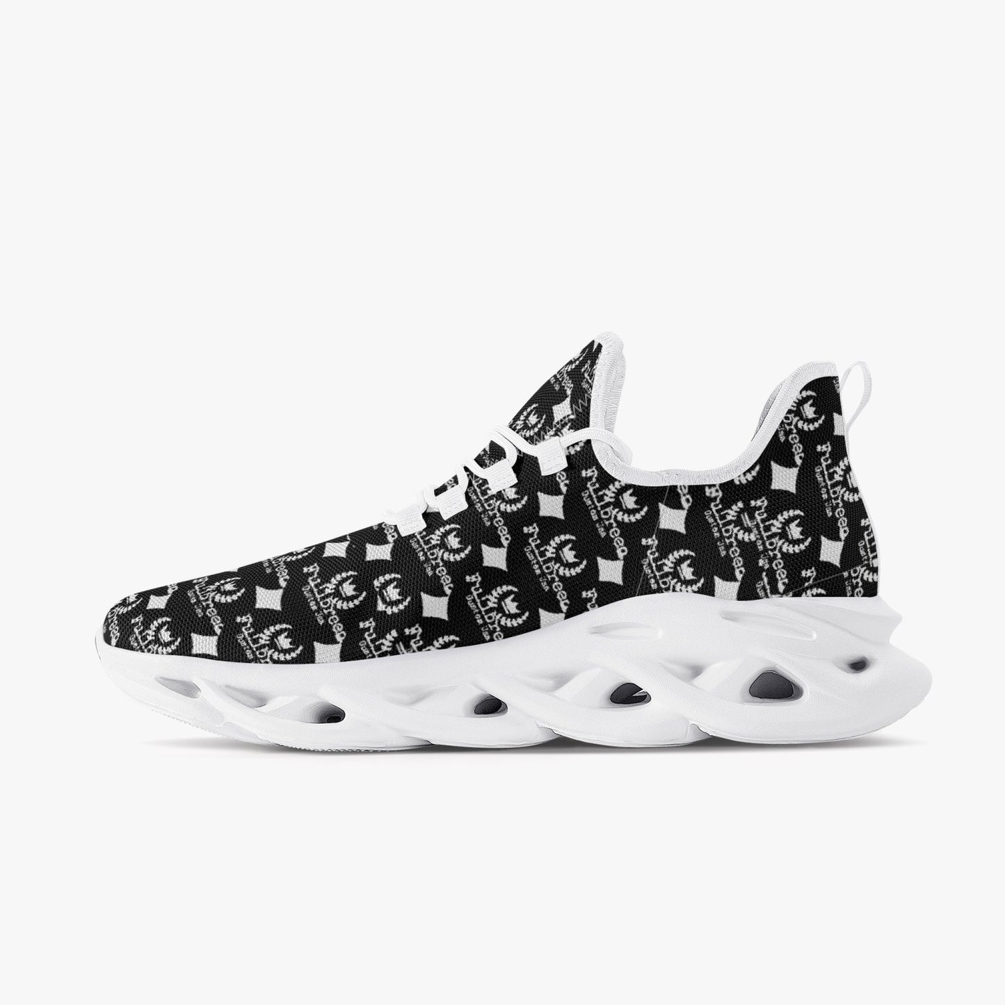 kokorepublic 311. Bounce Mesh Knit Sneakers - White