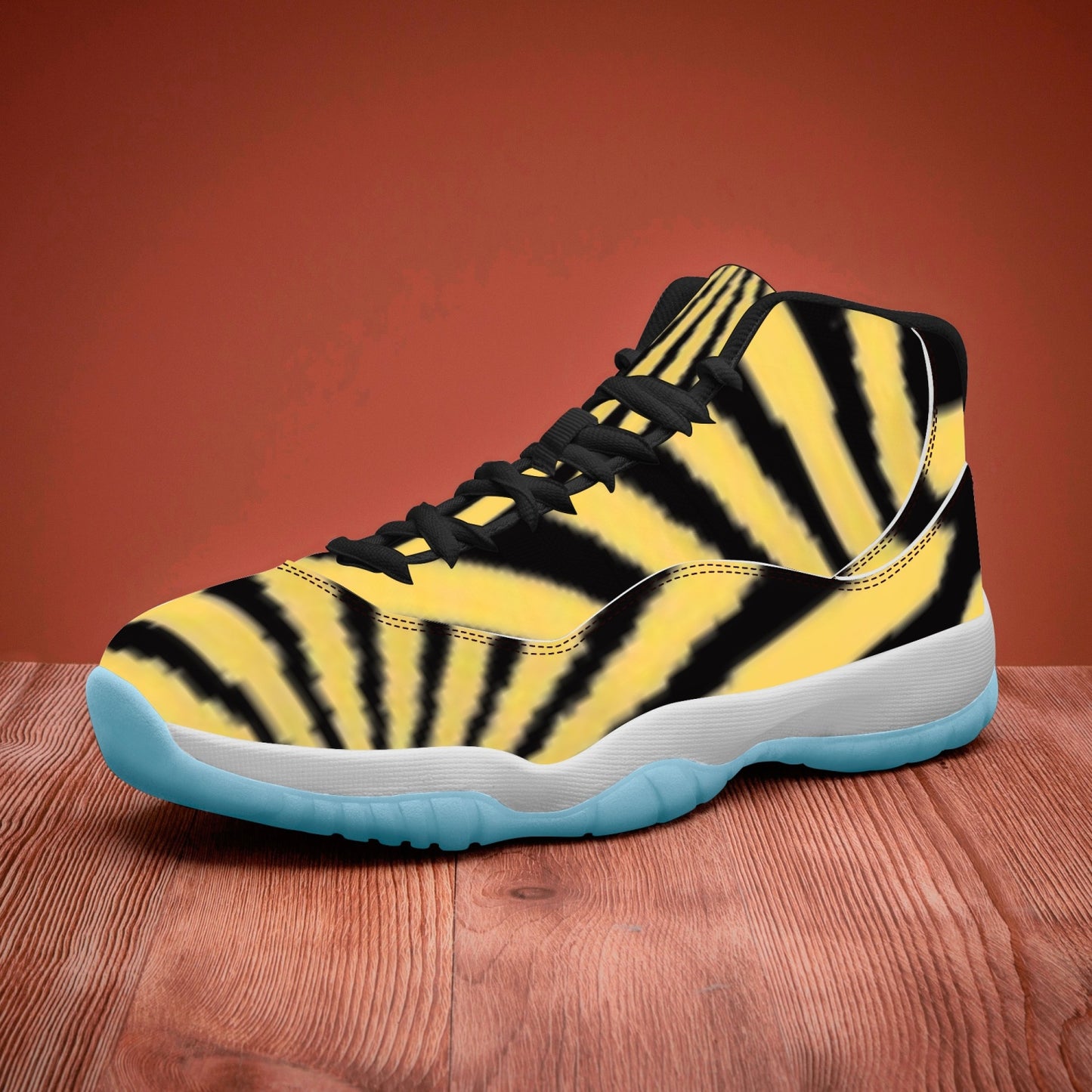 522.  AJ11 Basketball Sneakers -Blue Sole