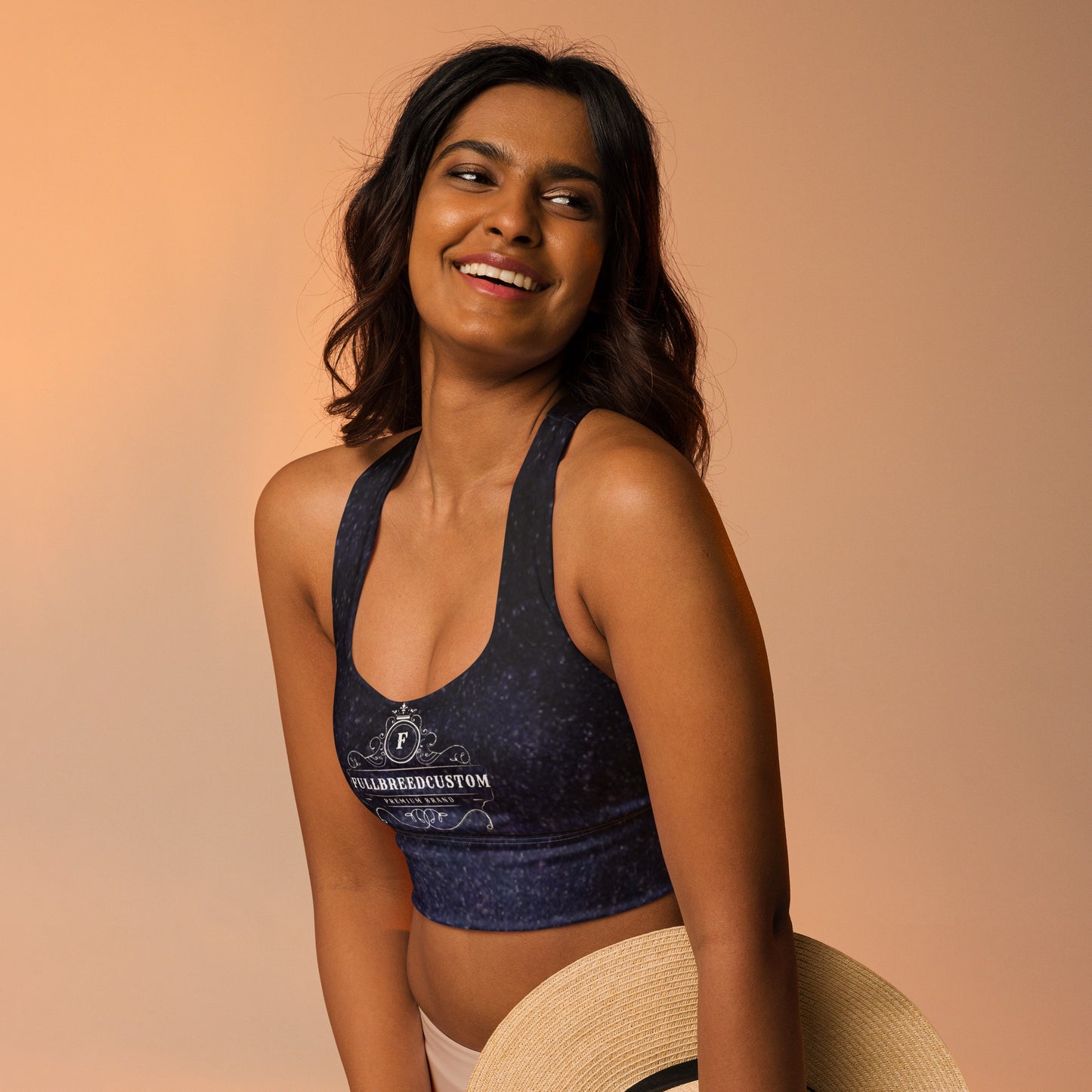 Longline sports bra