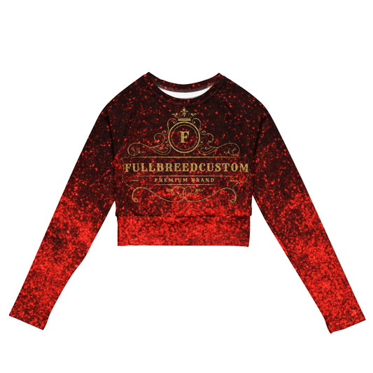 fullbreedcustom Recycled long-sleeve crop top