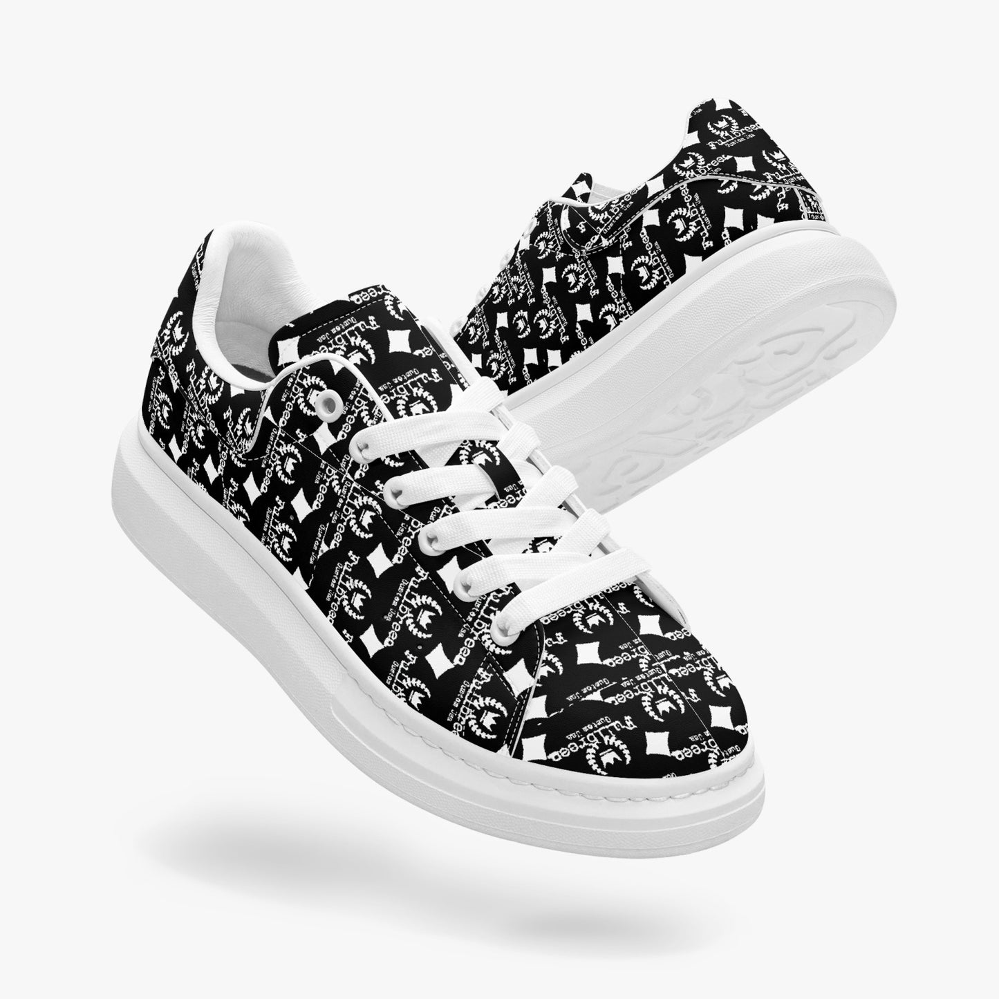 FullbreedCustom 978. Leather Oversized Sneakers - Tongue Printable