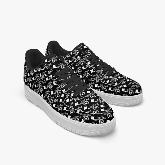 FullbreedCustom977. AF1 Low-Top Leather Sports Sneakers - Tongue Printable
