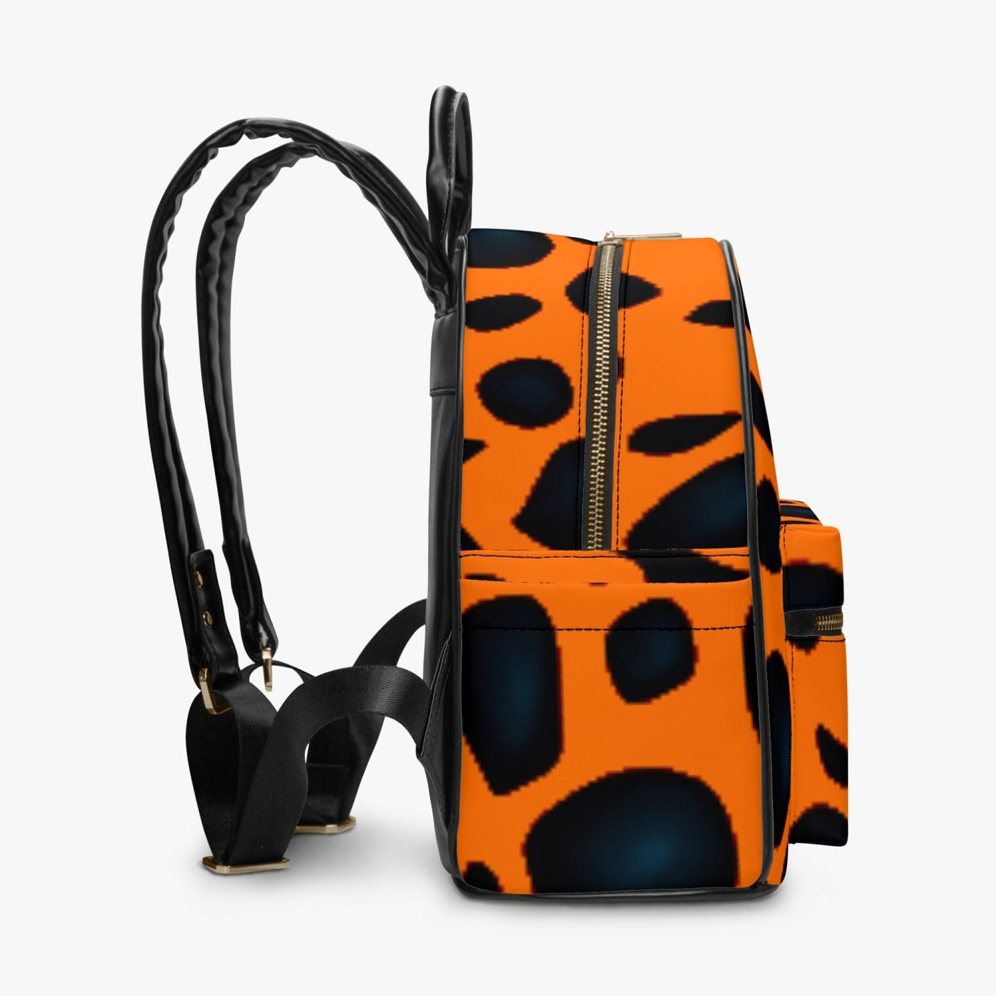 909. All Over Printed PU Backpack