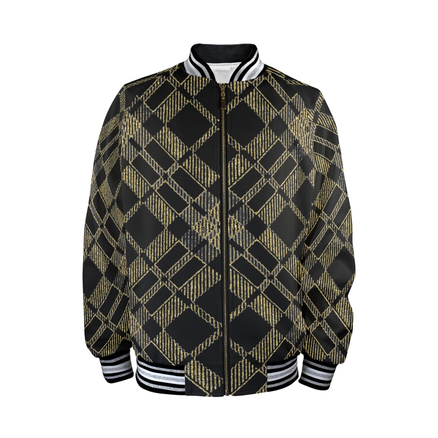 kokorepublic New Men's Striped Trim Bomber Jacket