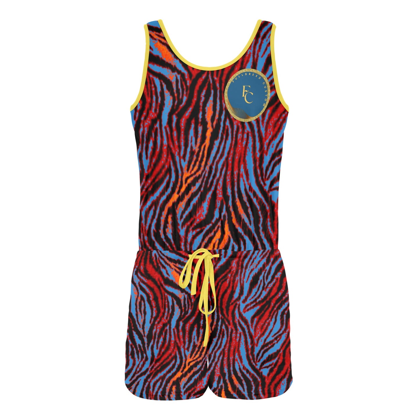 kokorepublic Print Vest Short Jumpsuit (Sets 15)