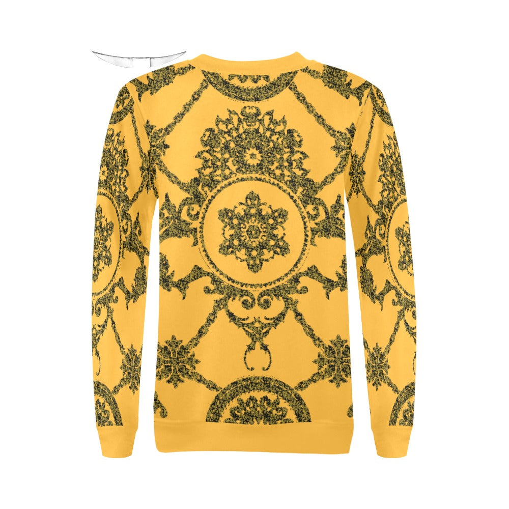 Women's All Over Print Sweatshirt (Model H18)