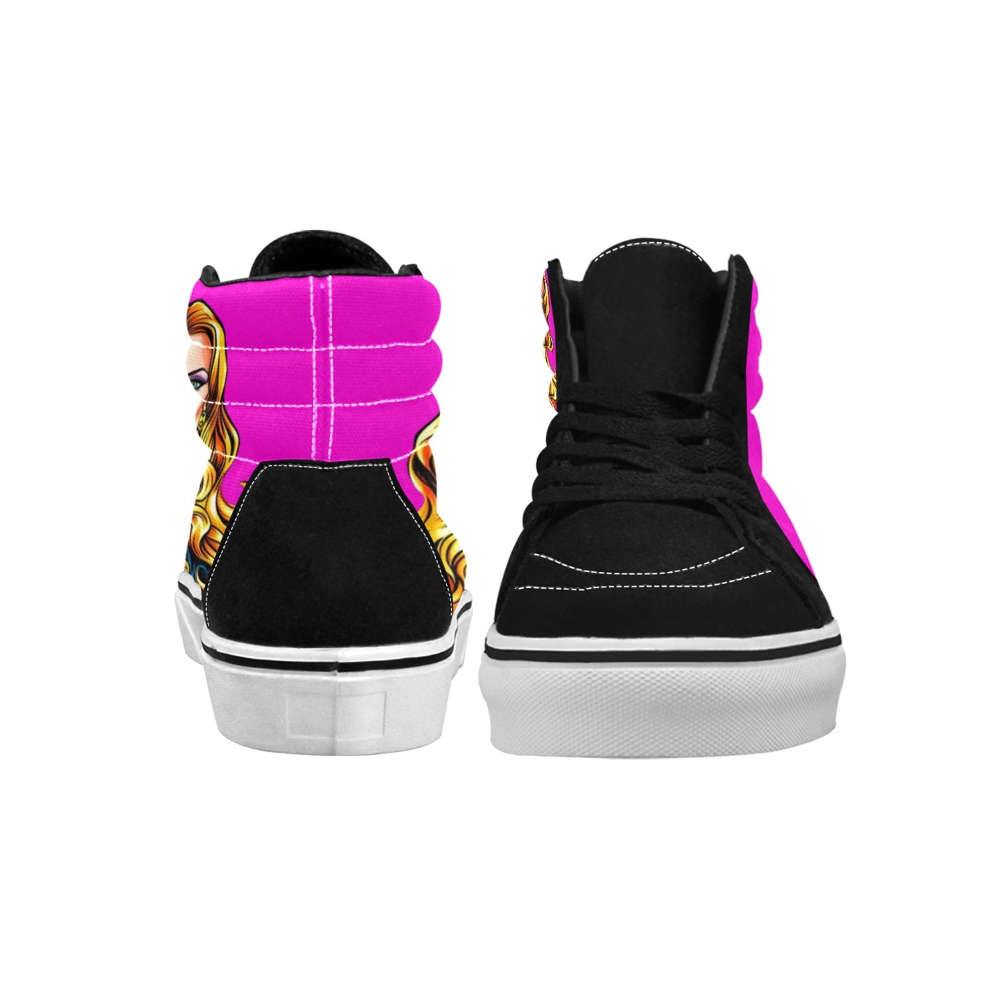 kokorepublic Women's High Top Canvas Shoes (Model E001-1)