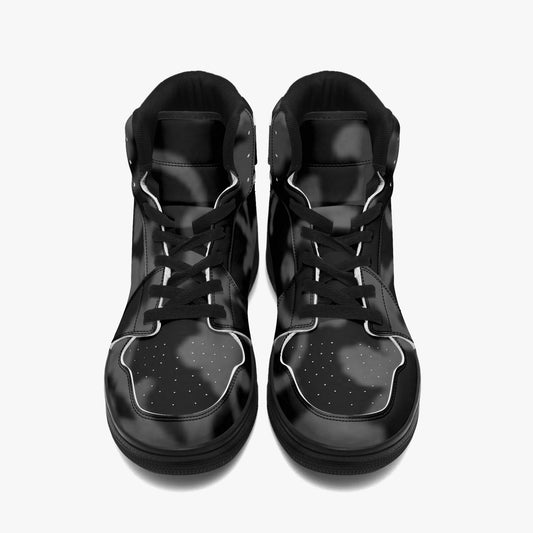 811. Black-sole AJ High Top Sneakers