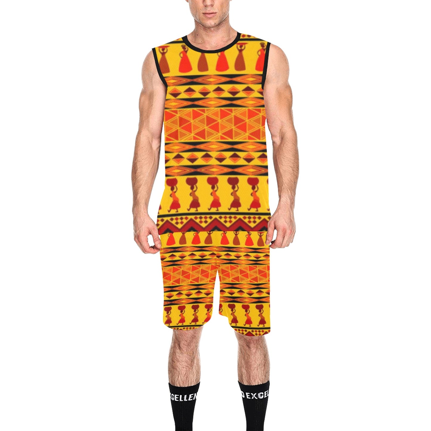 kokorepublic Men's Basketball Tracksuit