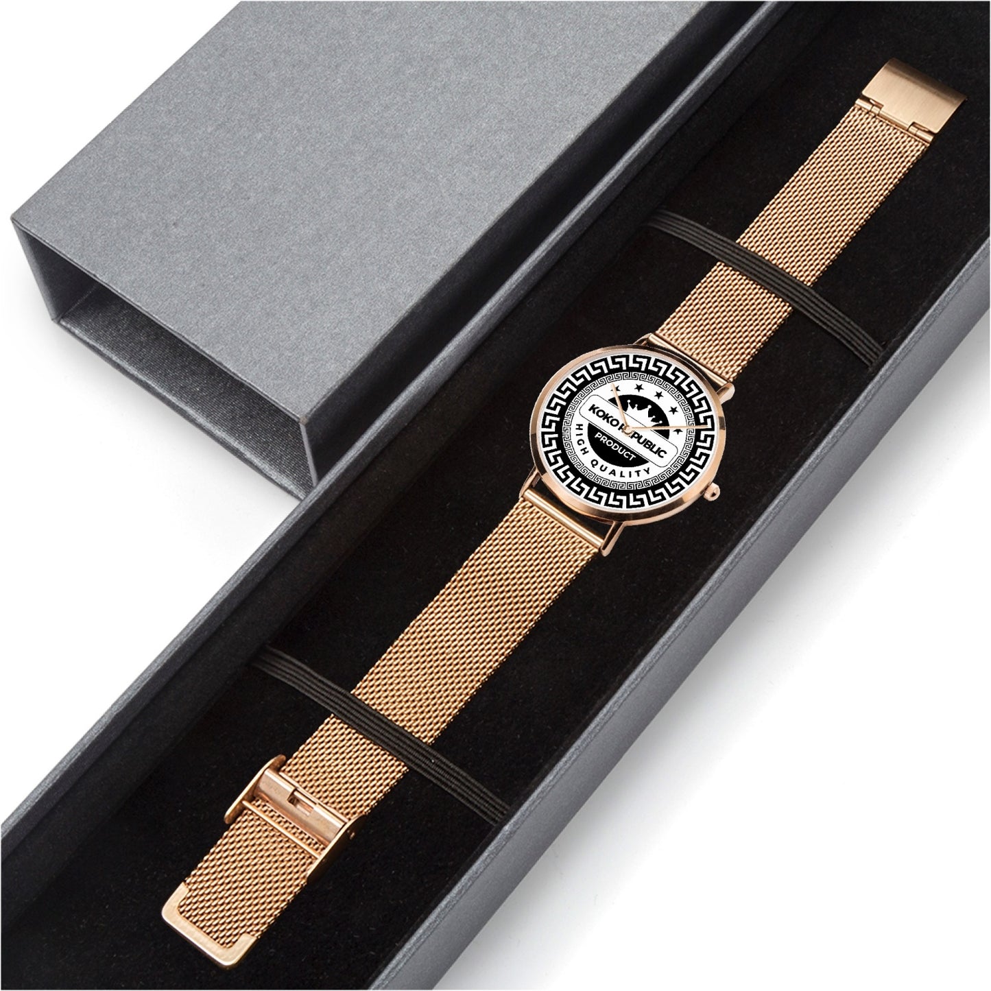 kokorepublic 169. Fashion Ultra-thin Stainless Steel Quartz Watch