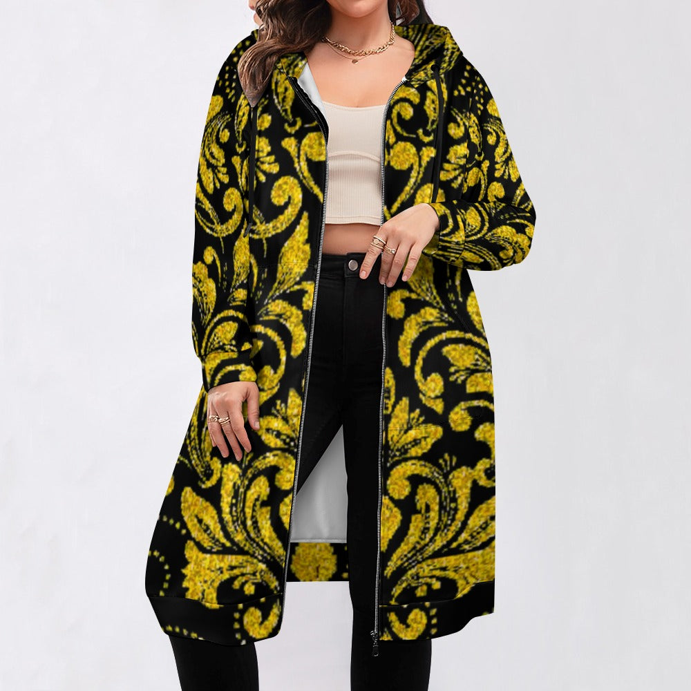 kokorepublic    Women's full print long Hoodie