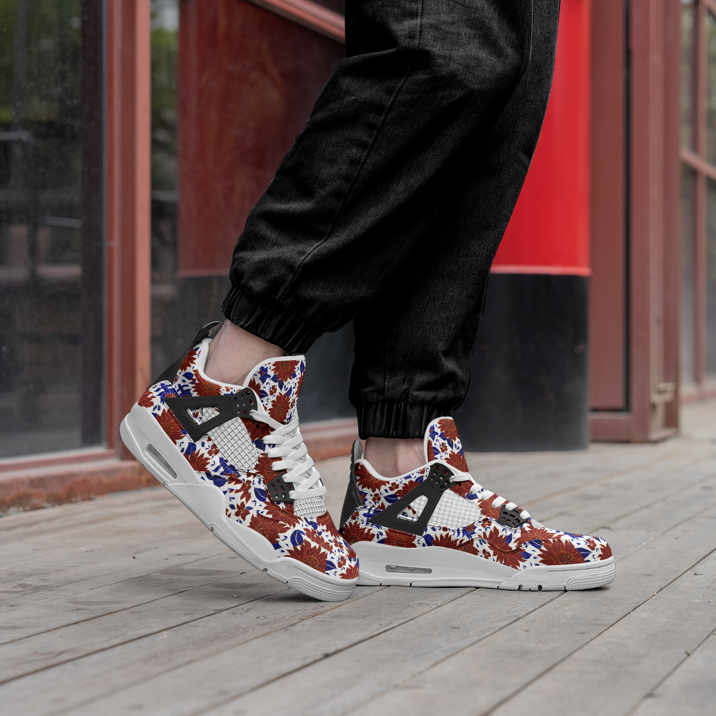 Kokorepublic Unisex Non Slip Lace Up Breathable Fashion Sneakers