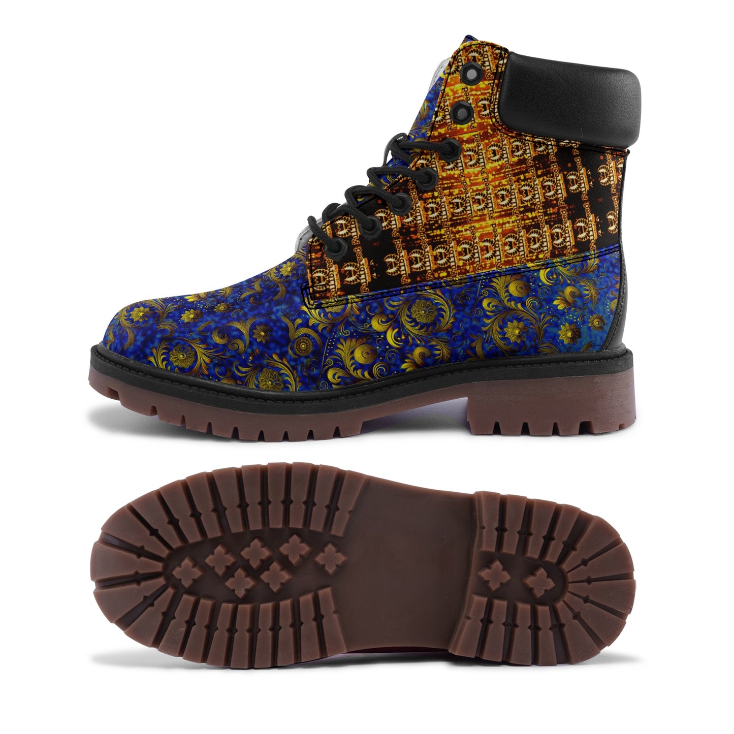 Premium Lightweight Microfiber Leather Chukka Boots