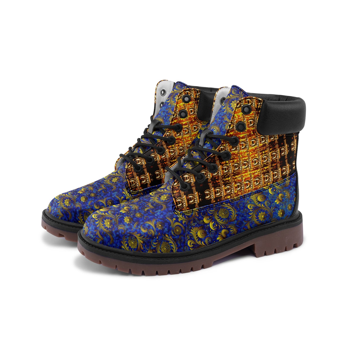 Premium Lightweight Microfiber Leather Chukka Boots