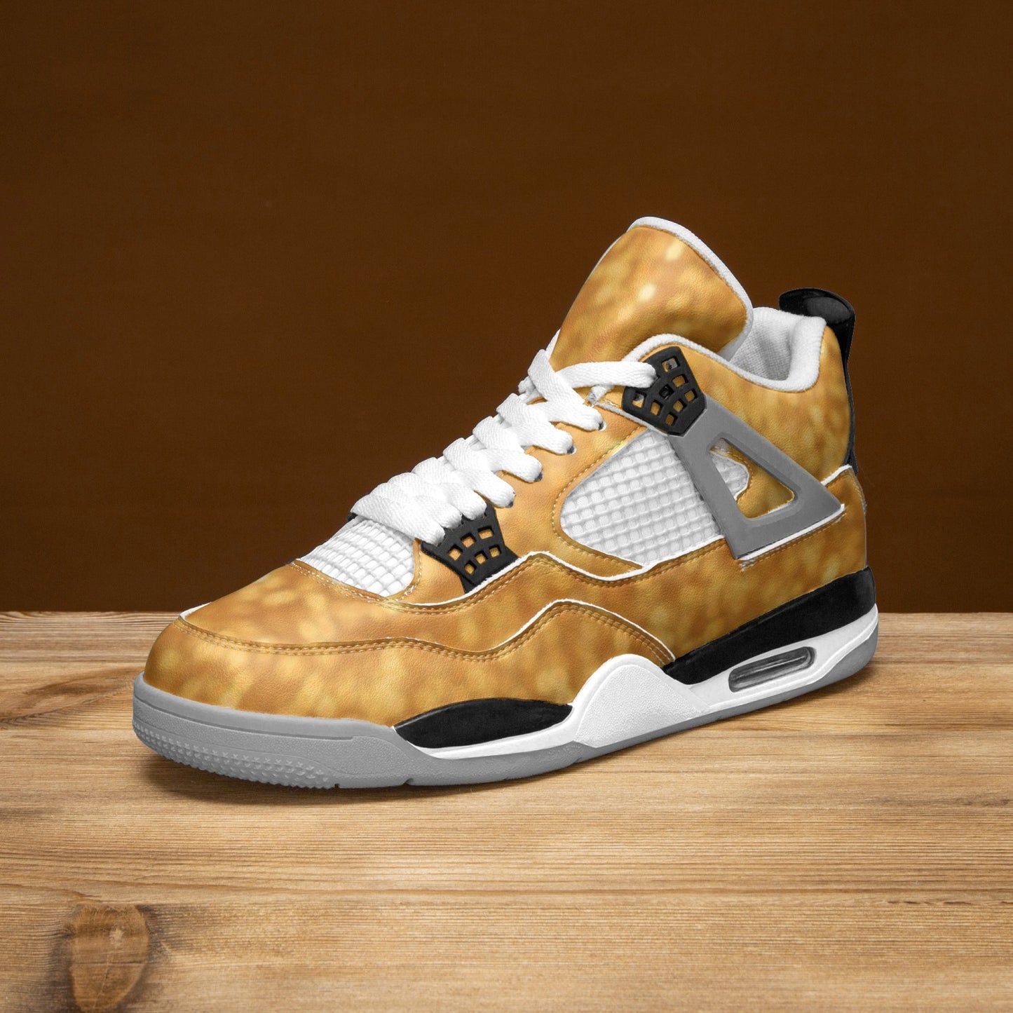 699. AJ4 Basketball Sneakers -Grey Sole