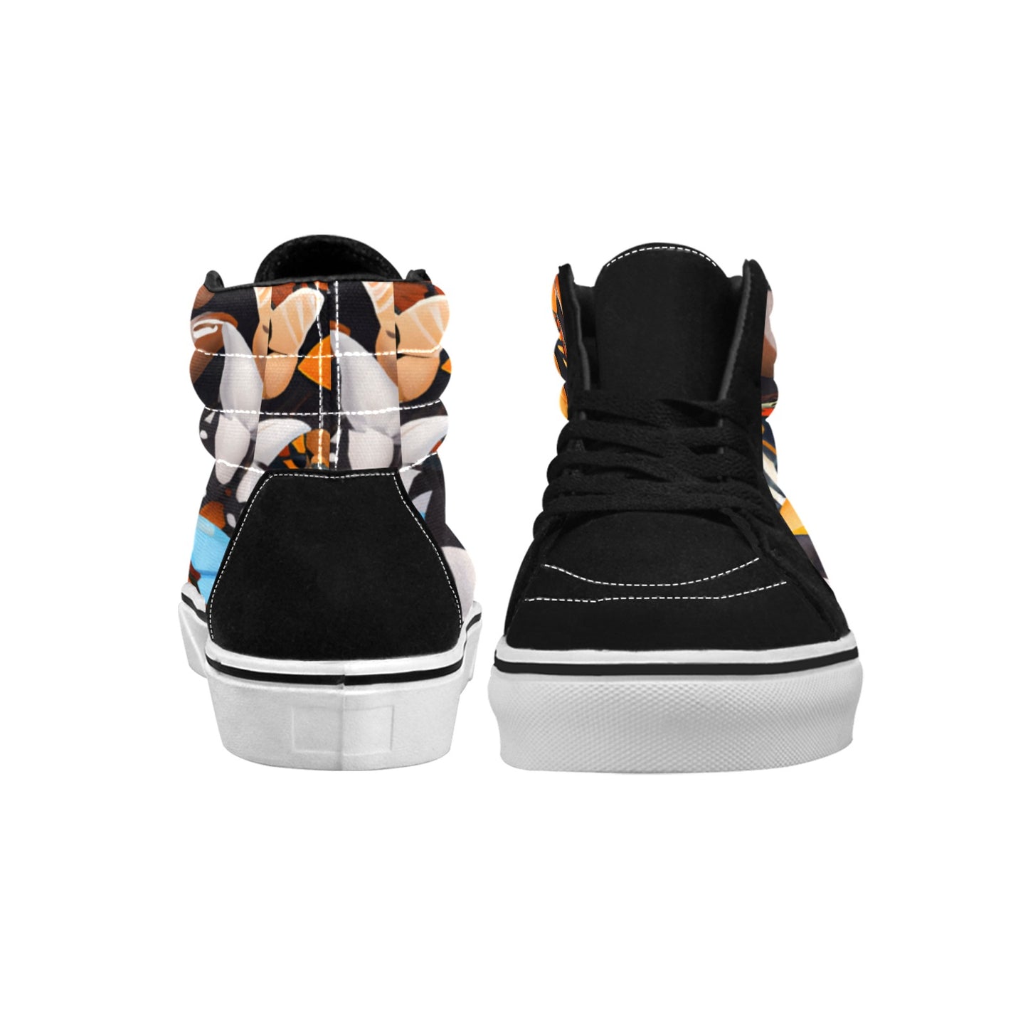kokorepublic Women's High Top Canvas Shoes (Model E001-1)