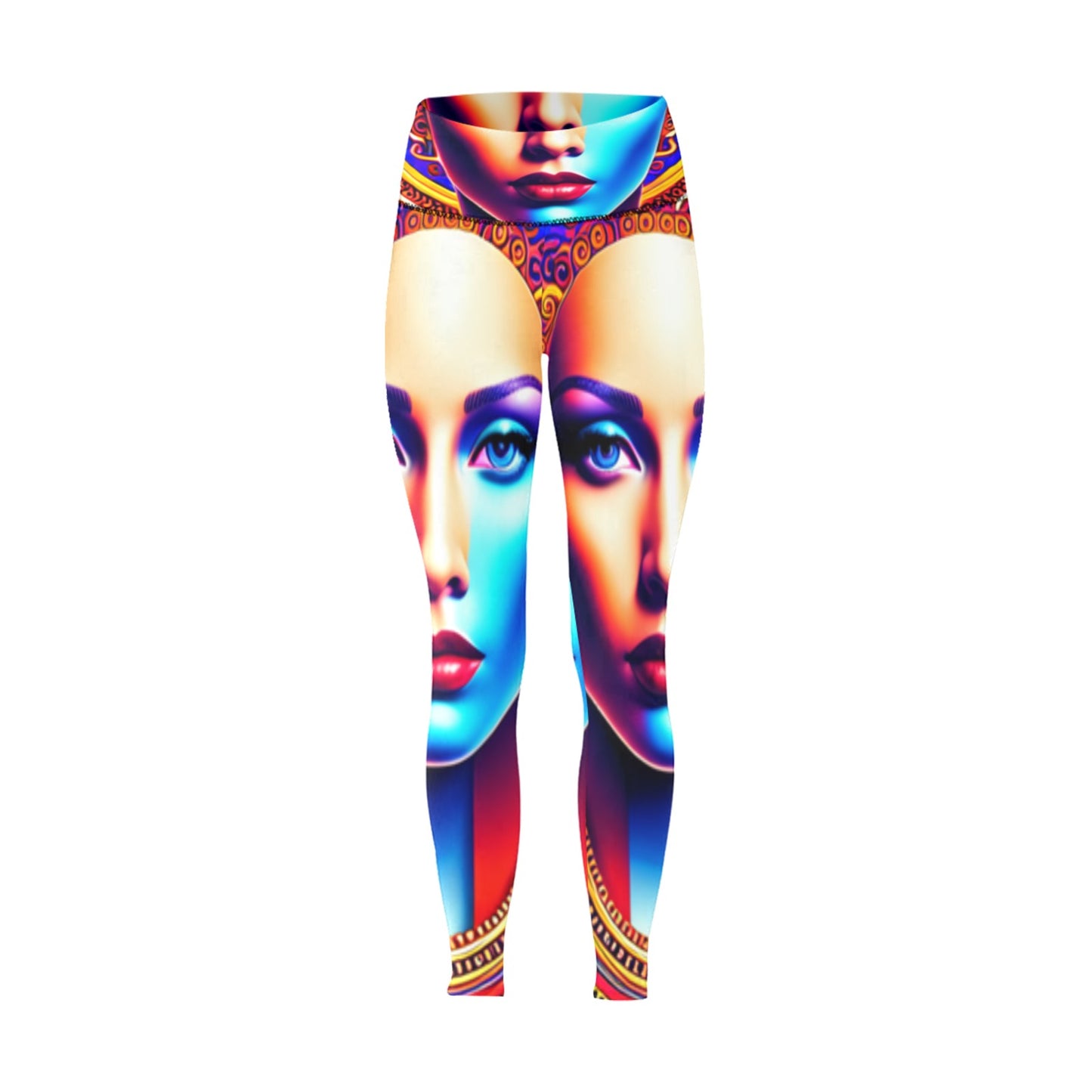 kokorepublic Women's High-Waisted Leggings (Model L36)