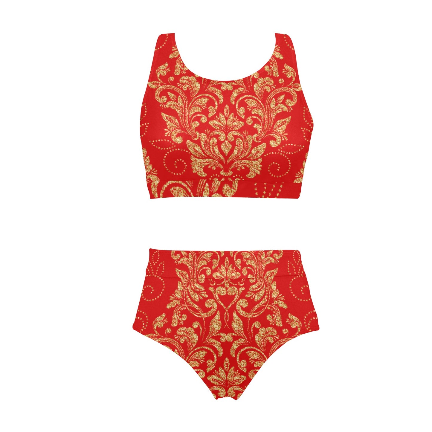 kokorepublic Women's Crop Top Bikini Set (S21)