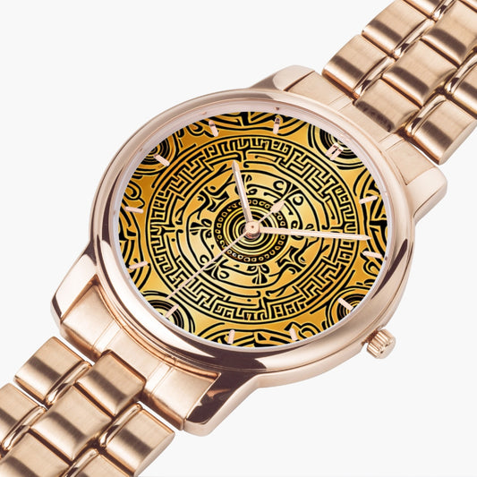 kokorepublic1    54. Folding Clasp Type Stainless Steel Quartz Watch (With Indicators)