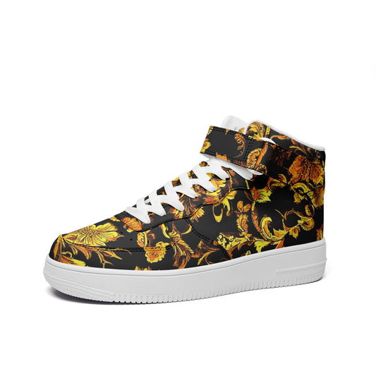 fullbreedcustom    Unisex high Top Leather Sneakers