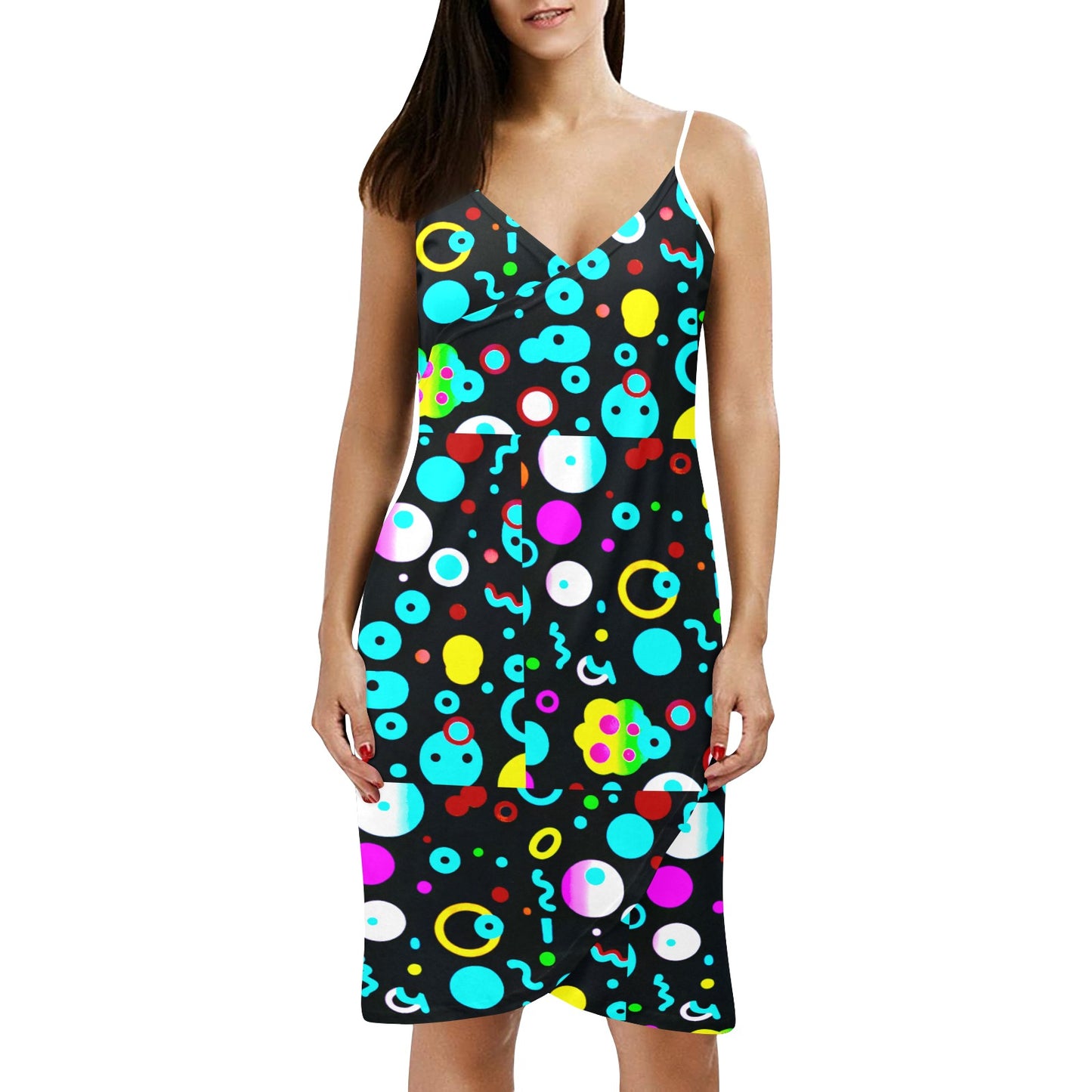 Kokorepublic Spaghetti Strap Backless Beach Dress (D65)