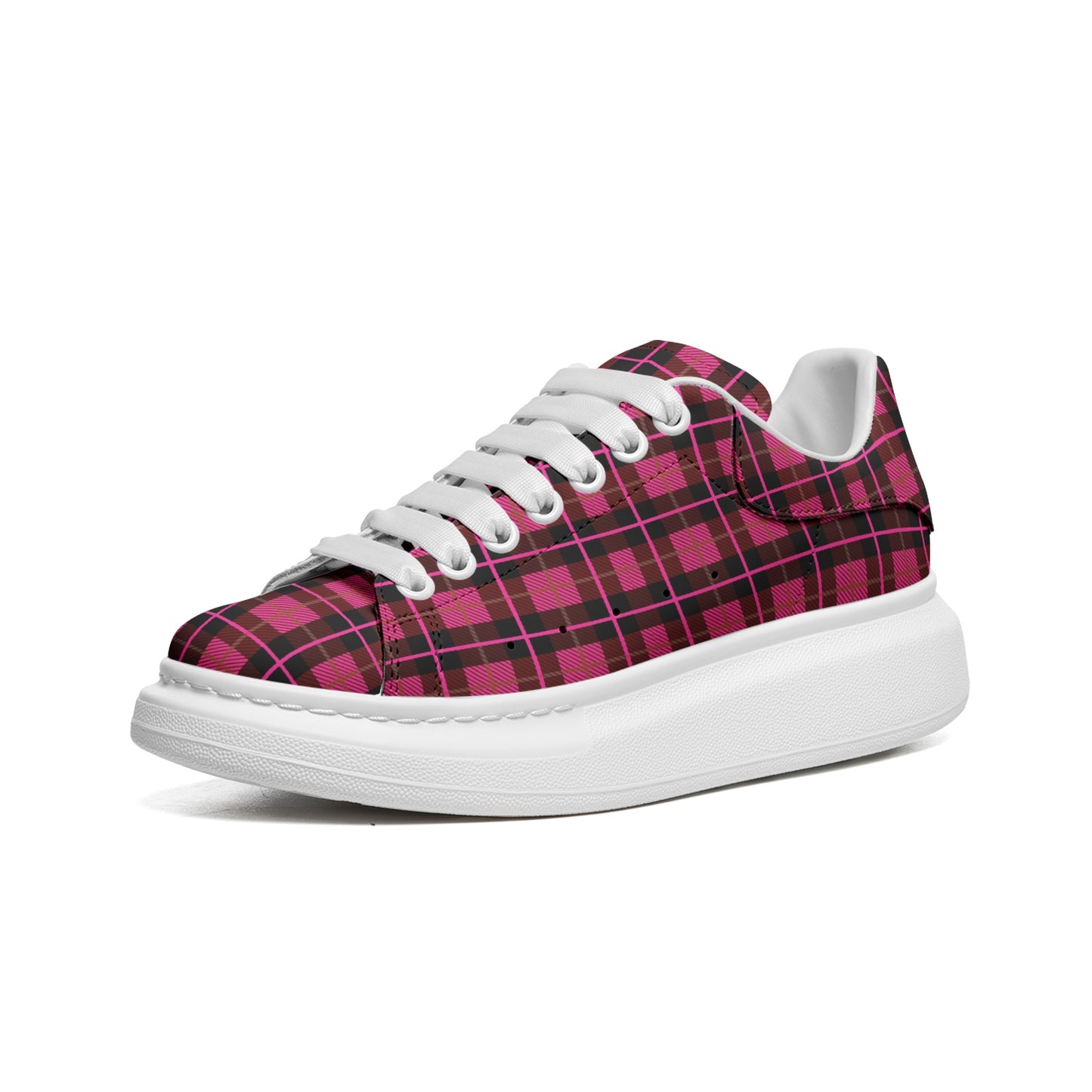 kokorepublic Unisex Non Slip Lace Up Leather Sneakers