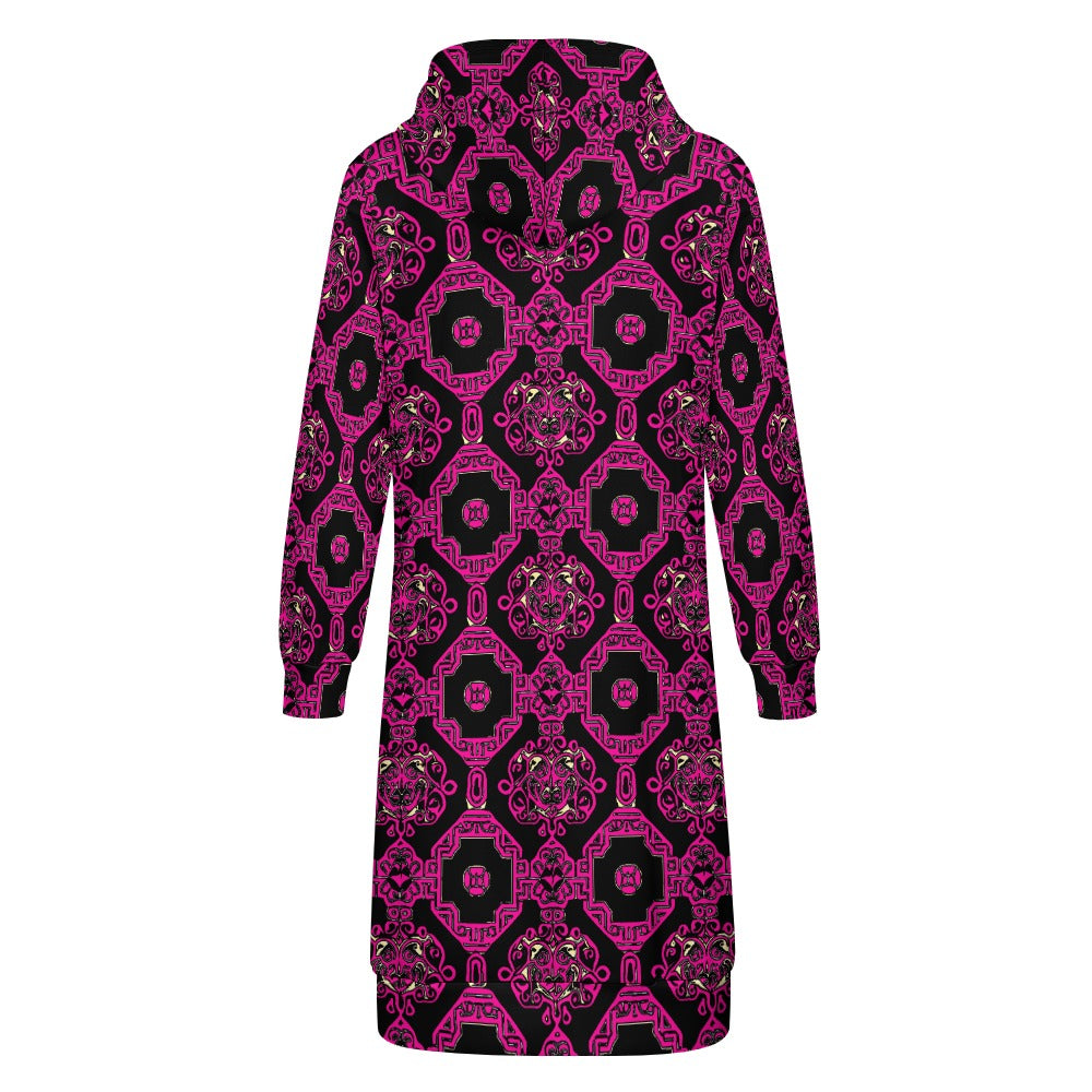kokorepublic Women's full print long Hoodie