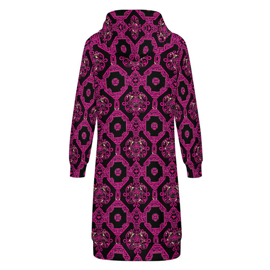 kokorepublic Women's full print long Hoodie