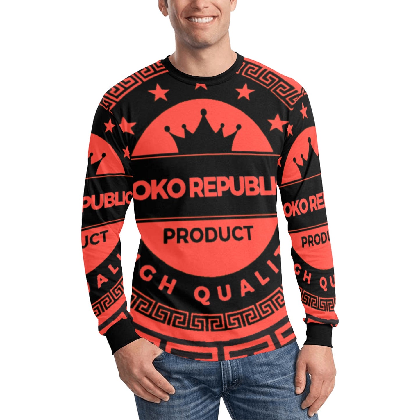 kokorepublic Men's Long Sleeve T-shirt(ModelT51)