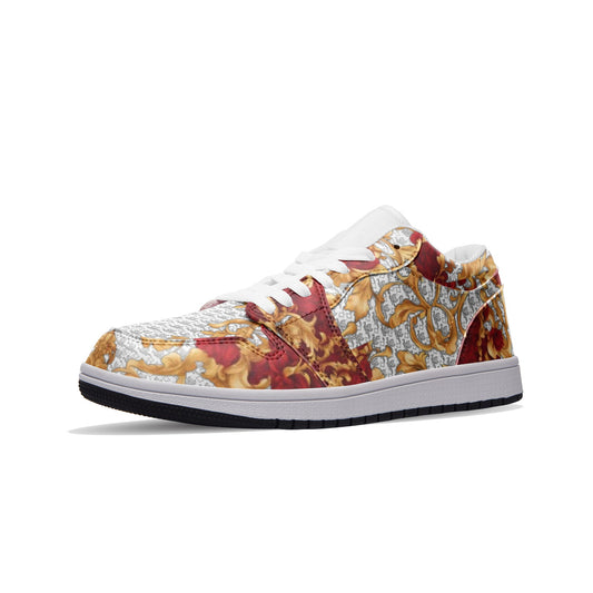 Unisex Low Top Leather Sneakers