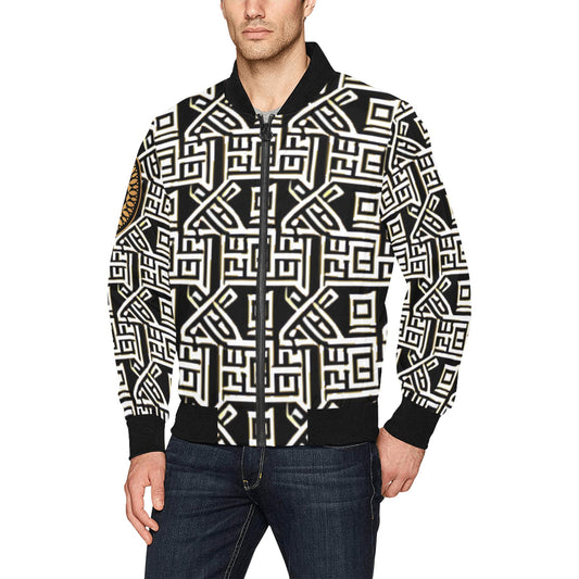 kokorepublic Men's All Over Print Bomber Jacket (Model H31)