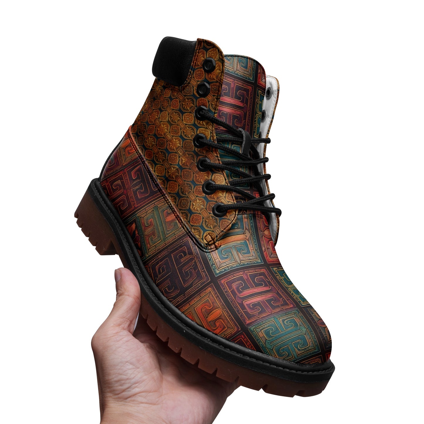 fullbreedcustom Premium Lightweight Microfiber Leather Chukka Boots