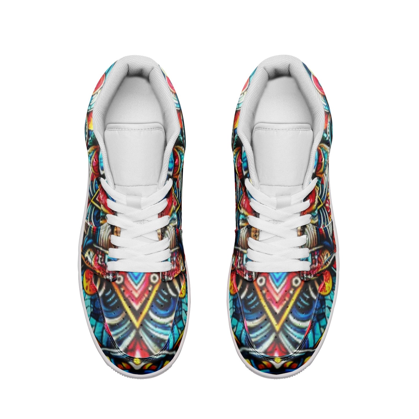 kokorepublic Unisex Low Top Leather Sneakers
