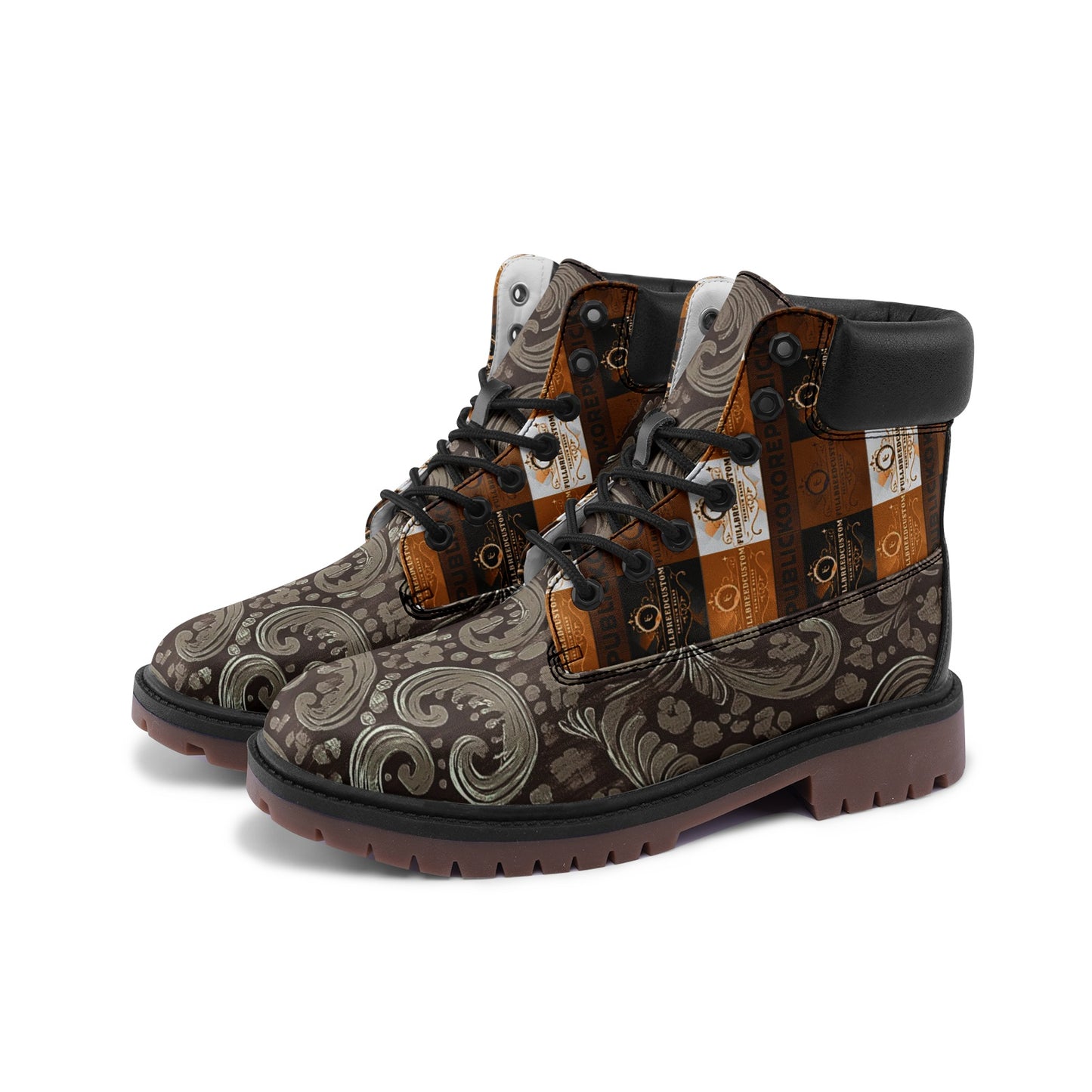 Premium Lightweight Microfiber Leather Chukka Boots