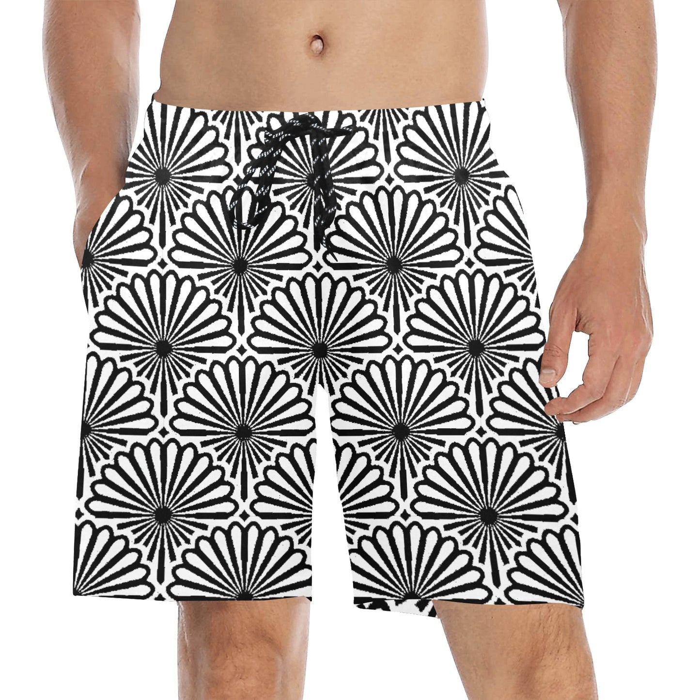 kokorepublic Men's Mid-Length Beach Shorts (L51)